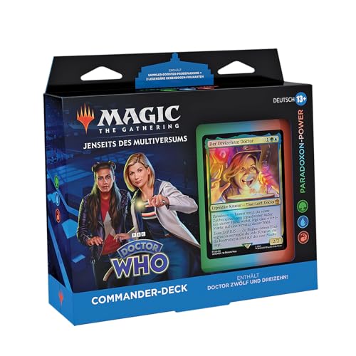 Magic The Gathering- Doctor Who Commander Deck 4 (versión Alemana), Multicolor (Wizards of The Coast D23681000)