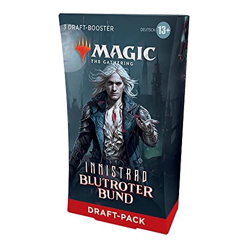 Magic The Gathering Innistrad: Blood Red Bundle 3-Booster Draft-Pack (versión Alemana) (Wizards of The Coast C99551000)