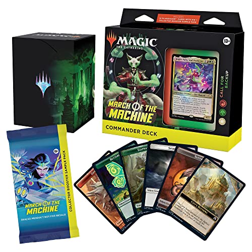 Magic: The Gathering March of the Machine Commander Deck 3 & Collector Booster Sample Pack (Versión en Inglés)