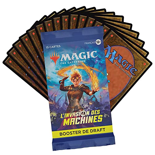 Magic The Gathering Pack de Draft de 3 boosters La Invasión de Máquinas (versión en francés)