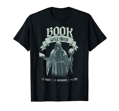 mago de libros - personaje del juego de rol Camiseta