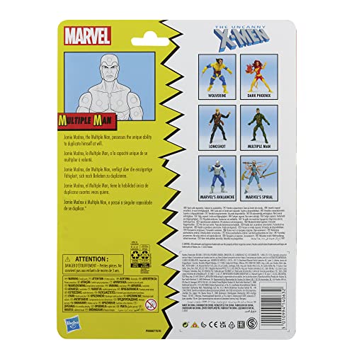 Marvel Hasbro Legends Series - Multiple Man de X-Men - Figura clásica de 15 cm - 6 Accesorios, F3982