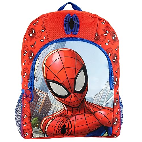 Marvel Mochila Spiderman para Niños y Niñas | Mochila Escolar para Niños Spiderman | Mochilas Infantiles | Mercancía Oficial de Spiderman