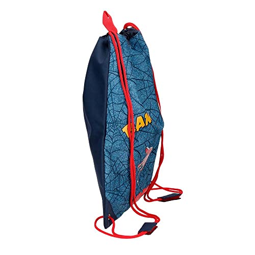 Marvel Spiderman Denim mochila Saco Azul 32x42 cms Poliéster