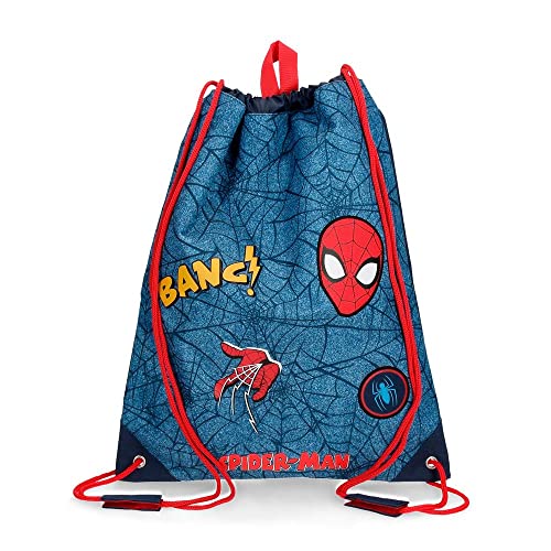Marvel Spiderman Denim mochila Saco Azul 32x42 cms Poliéster