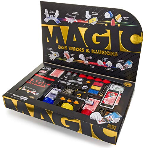 Marvin's Magic,Juego de magia para niños,365 trucos e ilusiones de magia definitivos,Trucos de magia para niños, trucos de lectura mental + mucho más,Adecuado para mayores de 6 años