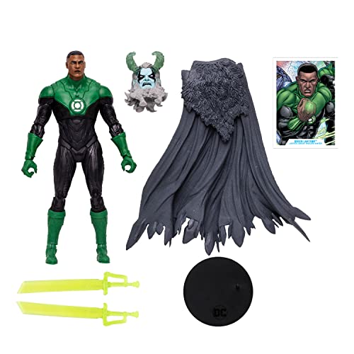 McFarlane- Figura John Stewart Green Lantern Multiverse DC Comics 18cm Does Not Apply Juguetes, Multicolor, One size (BANPRESTO TM15473)