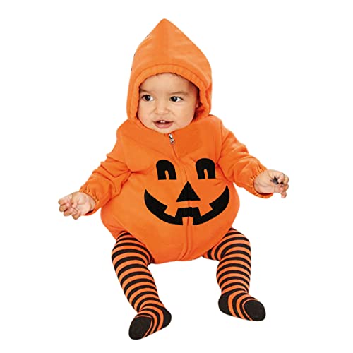 MeiLyviba Disfraz de Halloween para niños, diseño de rayas, estampado de rayas, mono y sombrero, cómic, disfraz de fantasma, artículos de papelería, pelele para bebé, unisex, juego de ropa divertida