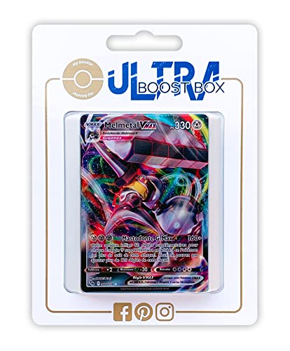 Melmetal VMAX 48/78 Full Art - Ultraboost X Epée et Bouclier 10.5 Pokémon GO - Box de 10 Cartas Pokémon Francés