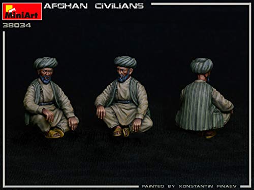 MINIART 38034 1/35 Afgano Civil Accesorio de plástico 5 figuras