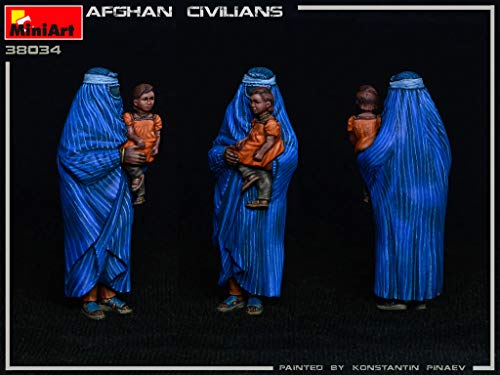 MINIART 38034 1/35 Afgano Civil Accesorio de plástico 5 figuras