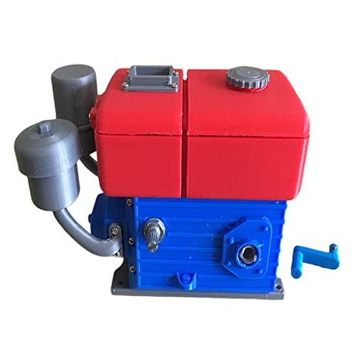 misppro Modelo de motor de impresión 3-D Motor Tractor Piezas de un solo cilindro Juguetes
