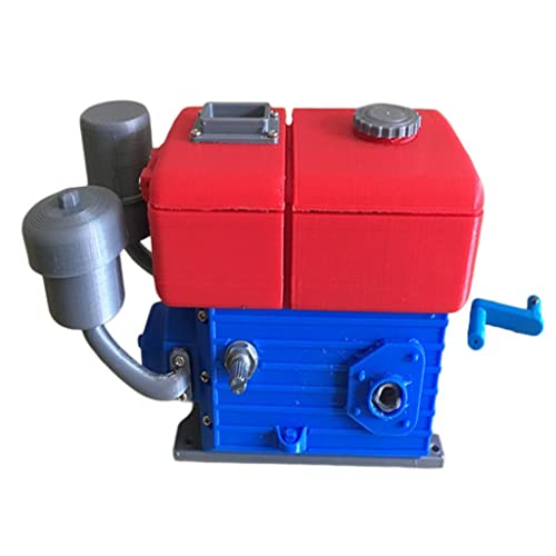 misppro Modelo de motor de impresión 3-D Motor Tractor Piezas de un solo cilindro Juguetes