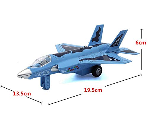 Modelo de fundición a presión de plástico de Caza Militar, Modelo de Caza Raptor F-22 a Escala 1/72, Juguetes y Decoraciones para Adultos, 7,5 Pulgadas x 5,3 Pulgadas