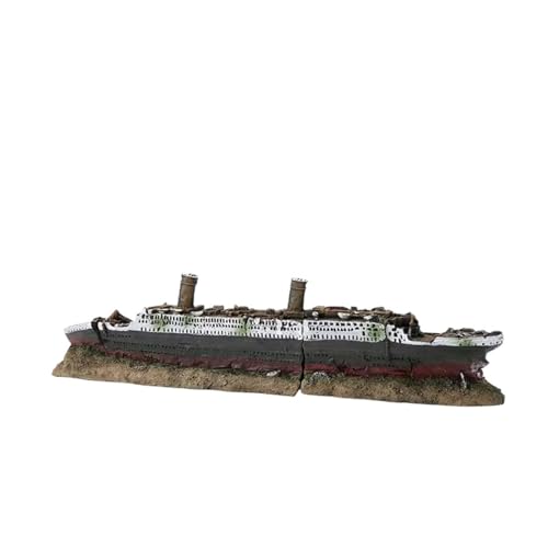 Modelo De Resina, Decoración De Barco Naufragado, Modelos De Barco Oceánico