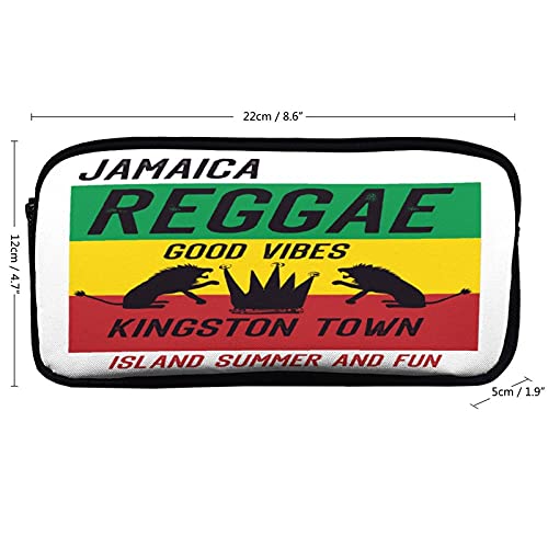 Moden Stationery Box Estuche YHO Design Jamaica Reggae Town, Estuche para lápices escolares, estuche para niños y niñas
