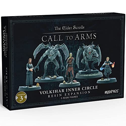 Modiphius Entertainment The Elder Scrolls: Call to Arms - Volkihar Inner Circle - 5 figuras de resina sin pintar