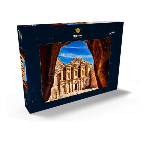 Monasterio De Ad Deir En La Antigua Ciudad De Petra, Jordania - Premium 500 Piezas Puzzles - Colección Especial MyPuzzle de Puzzle Galaxy