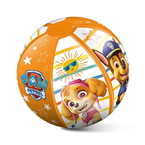 Mondo Toys - PAW PATROL Beach Ball - Balón de playa y agua – Pelota Hinchable ø 50 cm - Ideal para niño/niña - 16630