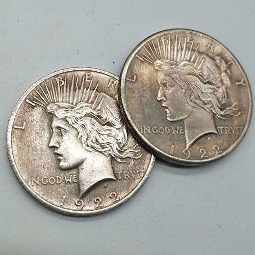 Moneda 1922 American Peace Silver Dollar Doble Cara Hombres Belleza Colección de Monedas de Plata Moneda de Regalo