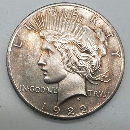 Moneda 1922 American Peace Silver Dollar Doble Cara Hombres Belleza Colección de Monedas de Plata Moneda de Regalo
