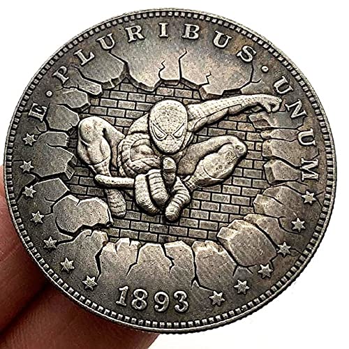 Monedas de Star Wars de Hierro Hombre Spiderman Thor Colección Moneda Decoración del Hogar Accesorios Moneda Conmemorativa Moneda Vieja Metal Regalo Monedas
