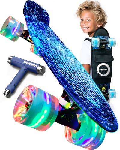 Monopatín Niño Skateboard Niña Principiante Monopatin Mini Cruiser Patinetas Skate Tabla Completo Detalles Cumpleaños Niños Juegos Juguetes Niños 6 Años Ideas Regalo para Niña 5 6 7 8 9 10 11 12 Años…