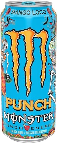Monster Mango Loco Cans, 473mL, 12 Pack