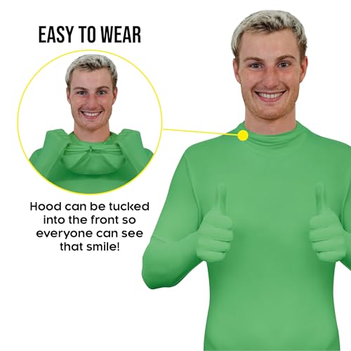 Morphsuits - Disfraz de segunda piel (pegado al cuerpo) , Verde, talla XL (MSGRX)