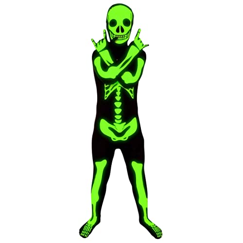 Morphsuits - Kpsgl - Niños Esqueleto Glitter Para Altura 135-152 cm - Tamaño L , color/modelo surtido