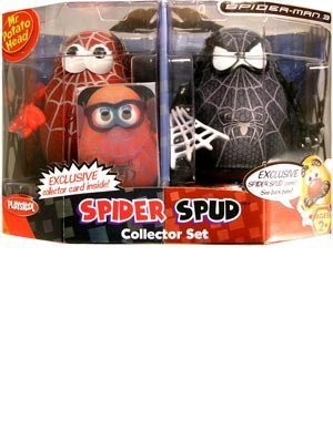 Mr. Potato Head Spider Spud Collector Set Black and Red Spider Man 3 Peter Parker Potato by Mr Potato Head