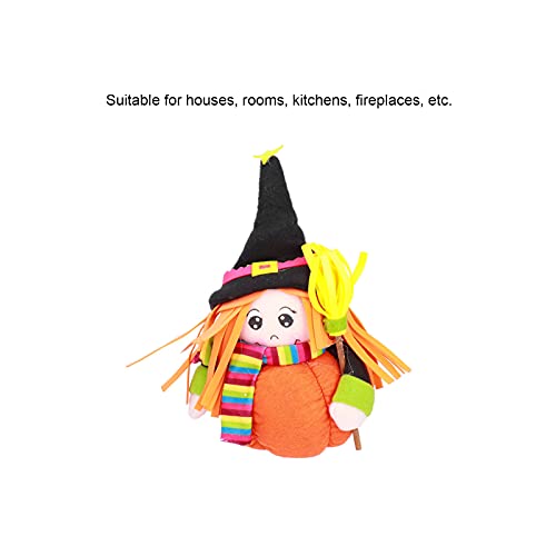 Muñeco de Peluche, Juguete de Peluche de Bruja Decorativo Lindo Exquisito Divertido para Escritorio para Jardín para el Hogar para la Cocina(Escoba bruja)