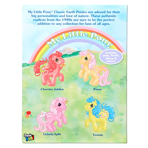 My Little Pony 35299 Tootsie Classic Pony, Retro Horse Gifts, Collectable Vintage Toys for Kids, Unicorn Toys for Boys and Girls Aged 3 Years and Up, Red