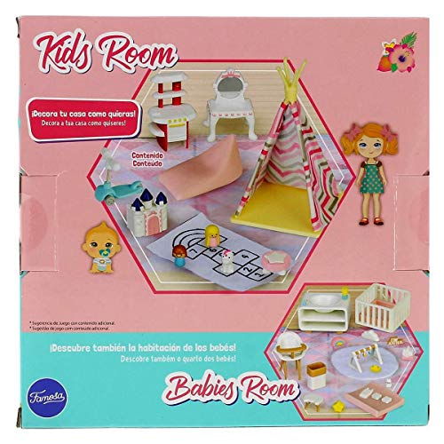 mymy CiTY - Set Muebles, habitación niña para niños y niñas de 3 a 8 años (Famosa 700015356)