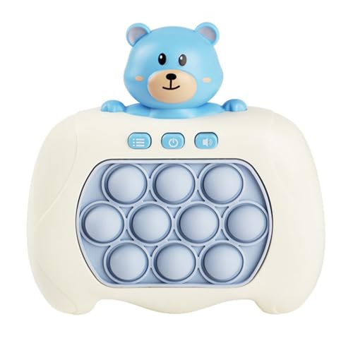 Mzshne Pop Push Bubble Stress Light Up Juguetes Consola de Juegos competitiva Quick Push Bubble para niños, niñas y Adolescentes.