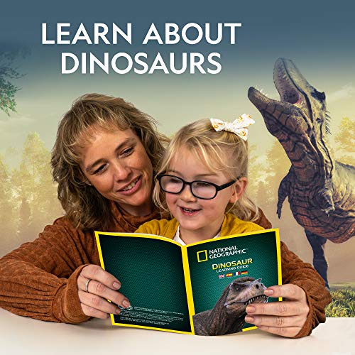 National Geographic Ultimate Dino - Arena cinética para niños, juguetes de arena para niños con 6 impresionantes moldes y figuras | Arena de dinosaurio STEM para niños | Juguetes creativos para niñas