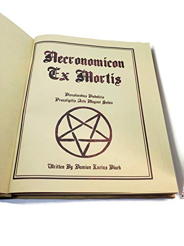 Necronomicon libro de utilería de la película de terror Wiccan Spellbook Grimoire Lovecraft Cthulu de piel de látex Halloween Hocus Pocus libro de hechizos decoración de disfraces Diario