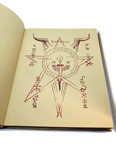 Necronomicon libro de utilería de la película de terror Wiccan Spellbook Grimoire Lovecraft Cthulu de piel de látex Halloween Hocus Pocus libro de hechizos decoración de disfraces Diario