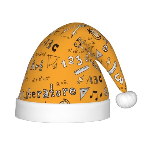 NESLIN Navidad Niños Sombrero Escuela Niños Educación Iconos Felpa Navidad Y Año Nuevo Fiesta Suministros