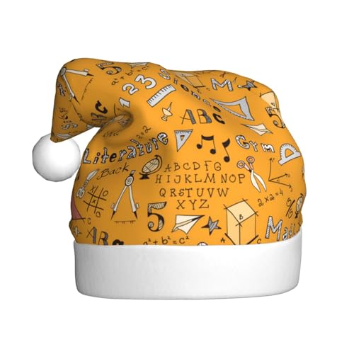 NESLIN Sombrero de Navidad Escuela Niños Educación Iconos Felpa Navidad Y Año Nuevo Fiesta Suministros
