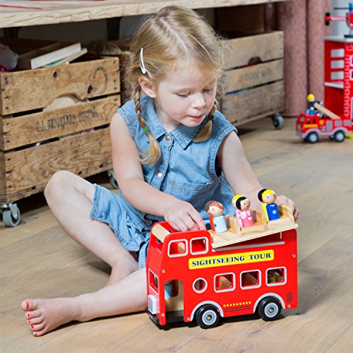 New Classic Toys-10546 Nuevos Clásicos Juguetes-2042927-Vehículos en Miniatura, Bus touristique de la Ville