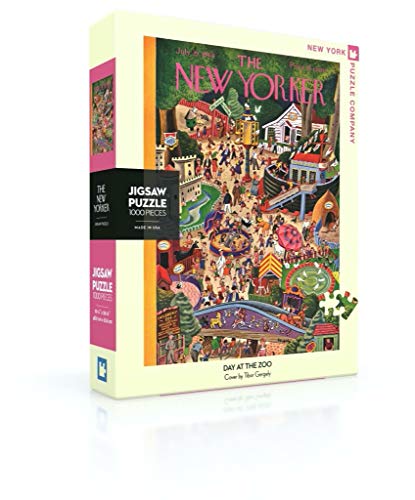 New York Puzzle Company - New Yorker Day at The Zoo - Rompecabezas de 1000 piezas