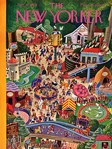 New York Puzzle Company - New Yorker Day at The Zoo - Rompecabezas de 1000 piezas