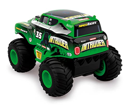 NincoRacers - Intruder | Monster Truck Escala 1/16. Coche teledirigido para niños +6 años | Incluye batería 500mAh y aceleración progresiva (NH93146)