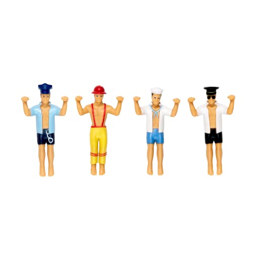 NPW Uniforme Drinking Buddies Juego de 4 hombres: compañeros de bebida, multicolor, 6x3x3 cm (NPW57720)