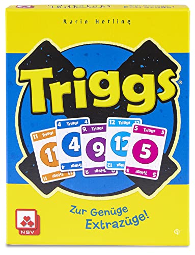 NSV-NSV-4129-Triggs-Suficientes Trenes adicionales-El Juego de Cartas rápido, Multicolor (Nürnberger Spielkarten Verlag 4129)