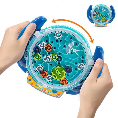 OBEST Bola de Laberinto 3D, Juguetes Educativos para niños Mayores de 3 años, Juego de Bolas Magic Maze, Regalos para Niños y Niñas, Niños