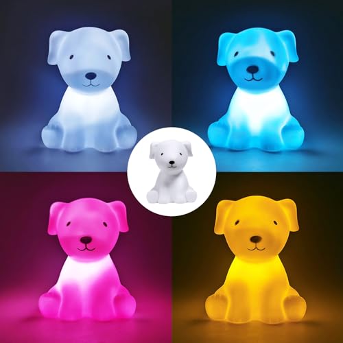 ONLYFUN Kit de Pintura DIY de Perros - para Niñas y Cumpleaños, Lámpara de Perro 3D para Pintar como Luz Nocturna, Regalos de Manualidades para Niñas de 6 a 12 años
