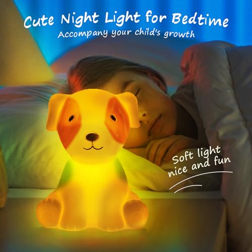 ONLYFUN Kit de Pintura DIY de Perros - para Niñas y Cumpleaños, Lámpara de Perro 3D para Pintar como Luz Nocturna, Regalos de Manualidades para Niñas de 6 a 12 años