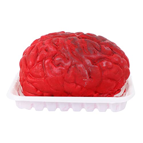 Operitacx Halloween cerebro Snackbox Accesorios para Cuartos Halloween Cerebro sangriento partes del cuerpo rotas Halloween Partes del cuerpo Decorativas Suministros de órganos humanos Decoración para